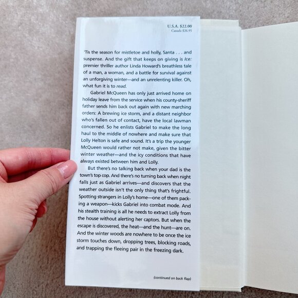 Ice by Linda Howard | Hardcover Book - Picture 3 of 3